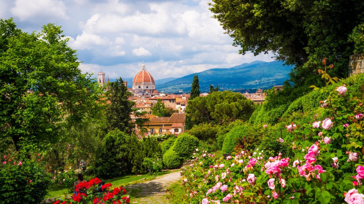 Сад роз во Флоренции