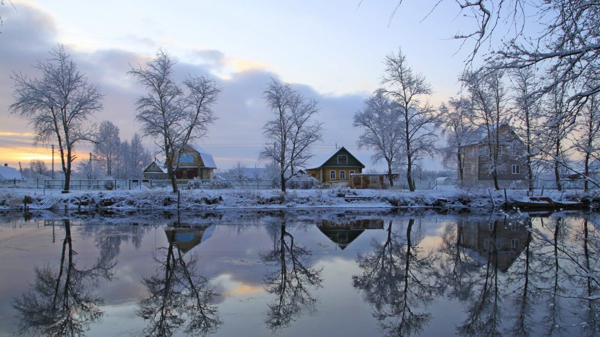 Ранняя Весна в деревне