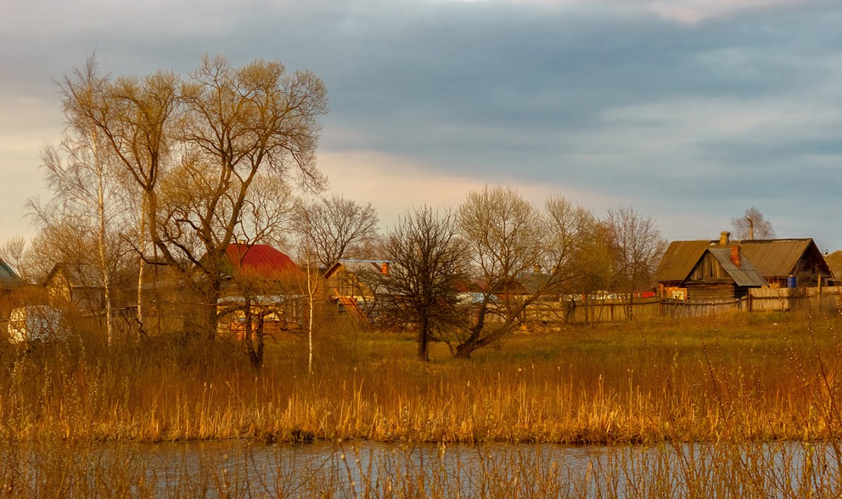 Весна в деревне