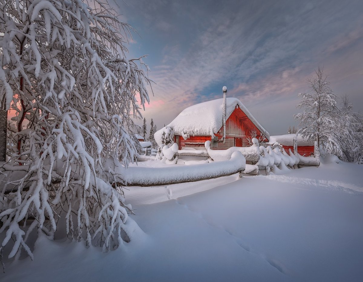 Кольский полуостров зимой