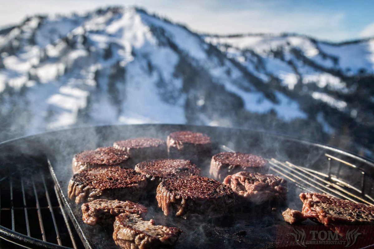 Шашлык зимой