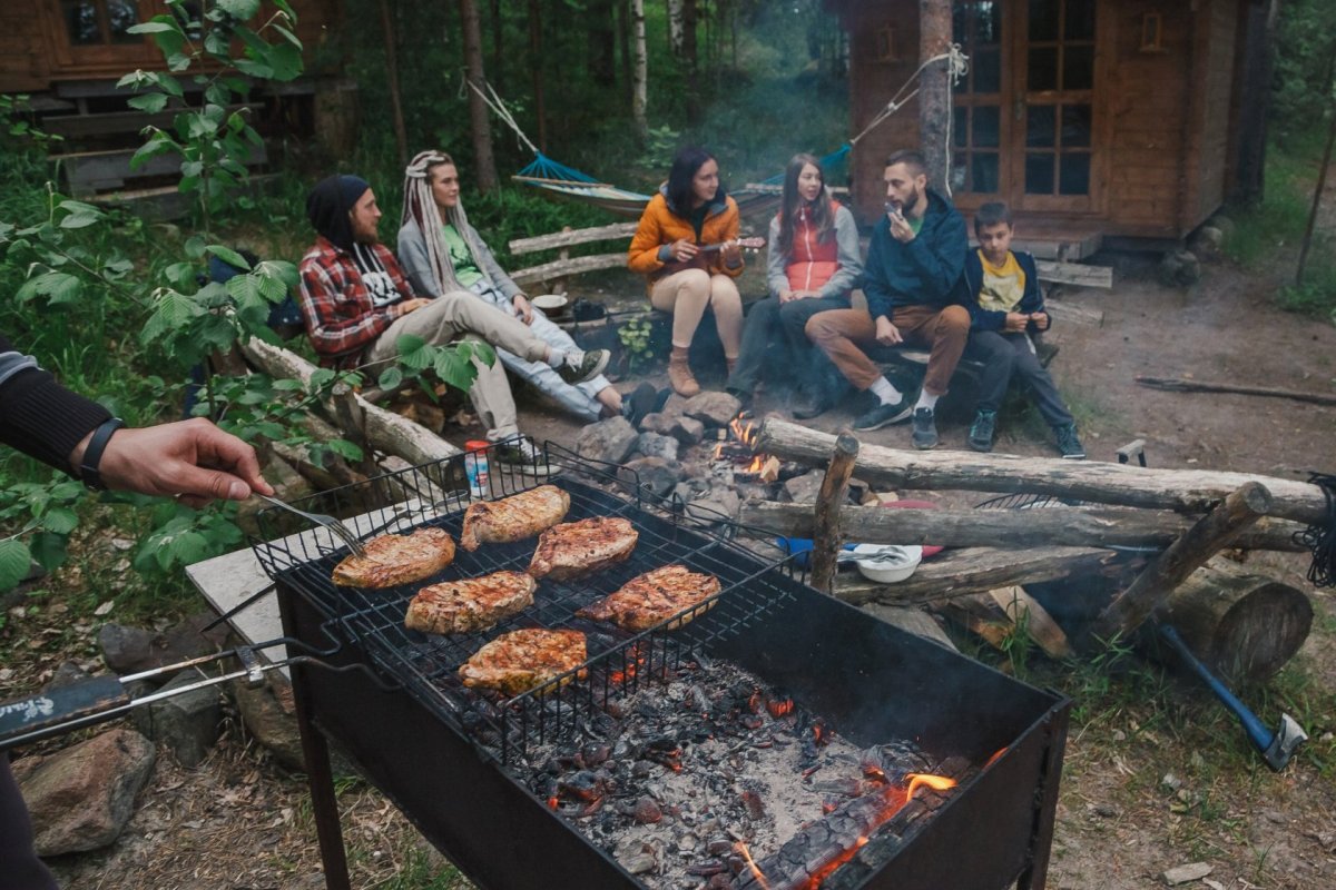 Шашлычная в горах