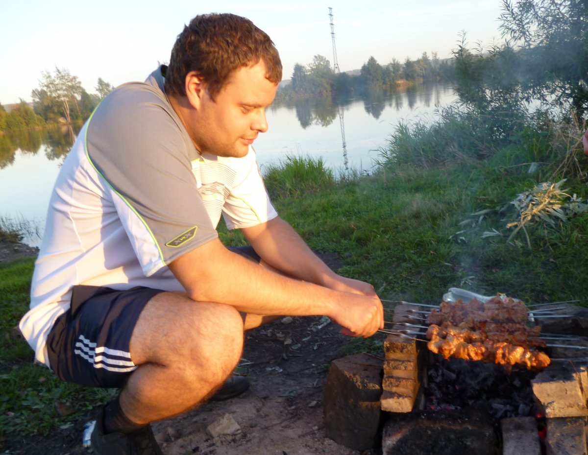 Шашлык зимой