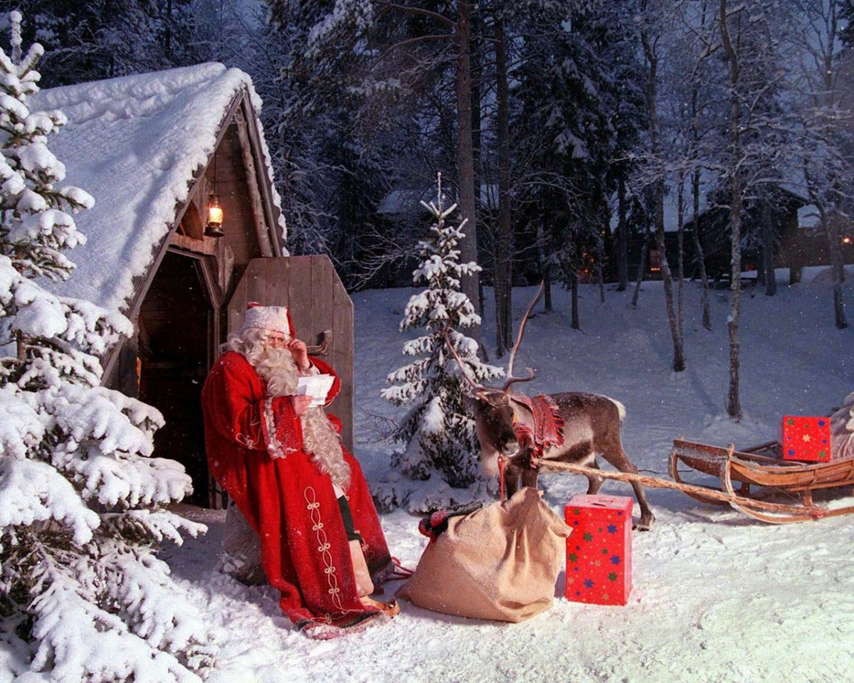 Сказочная Лапландия владения Деда Мороза