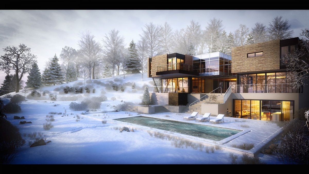 Зимний экстерьер