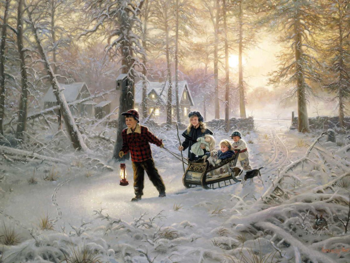 Художник Mark Keathley зима