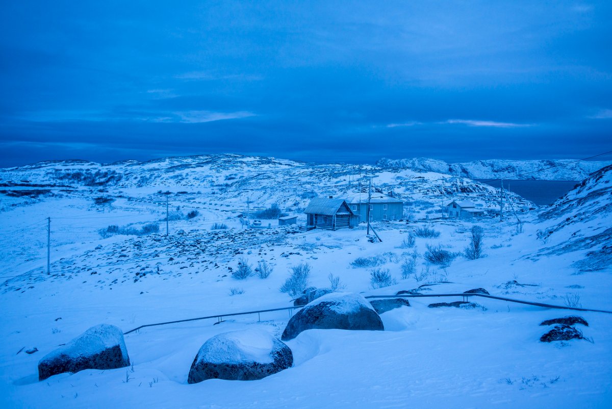 Село Териберка Левиафан