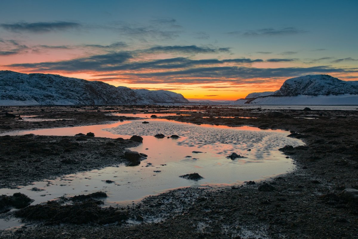 Кольский Териберка зима