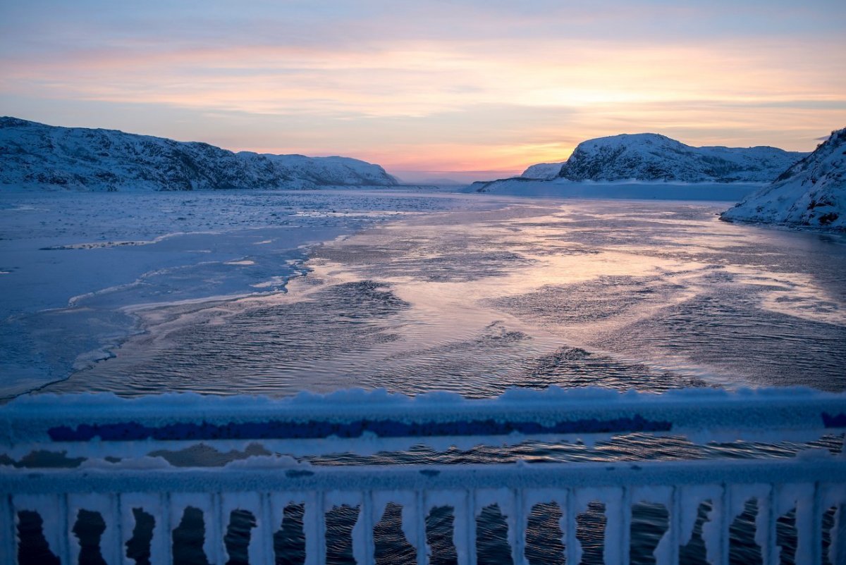 Баренцево море Териберка