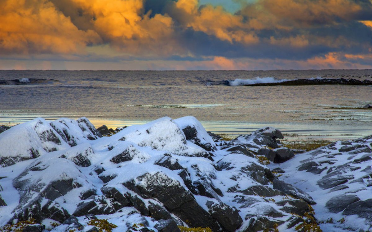 Баренцево море полуостров Рыбачий
