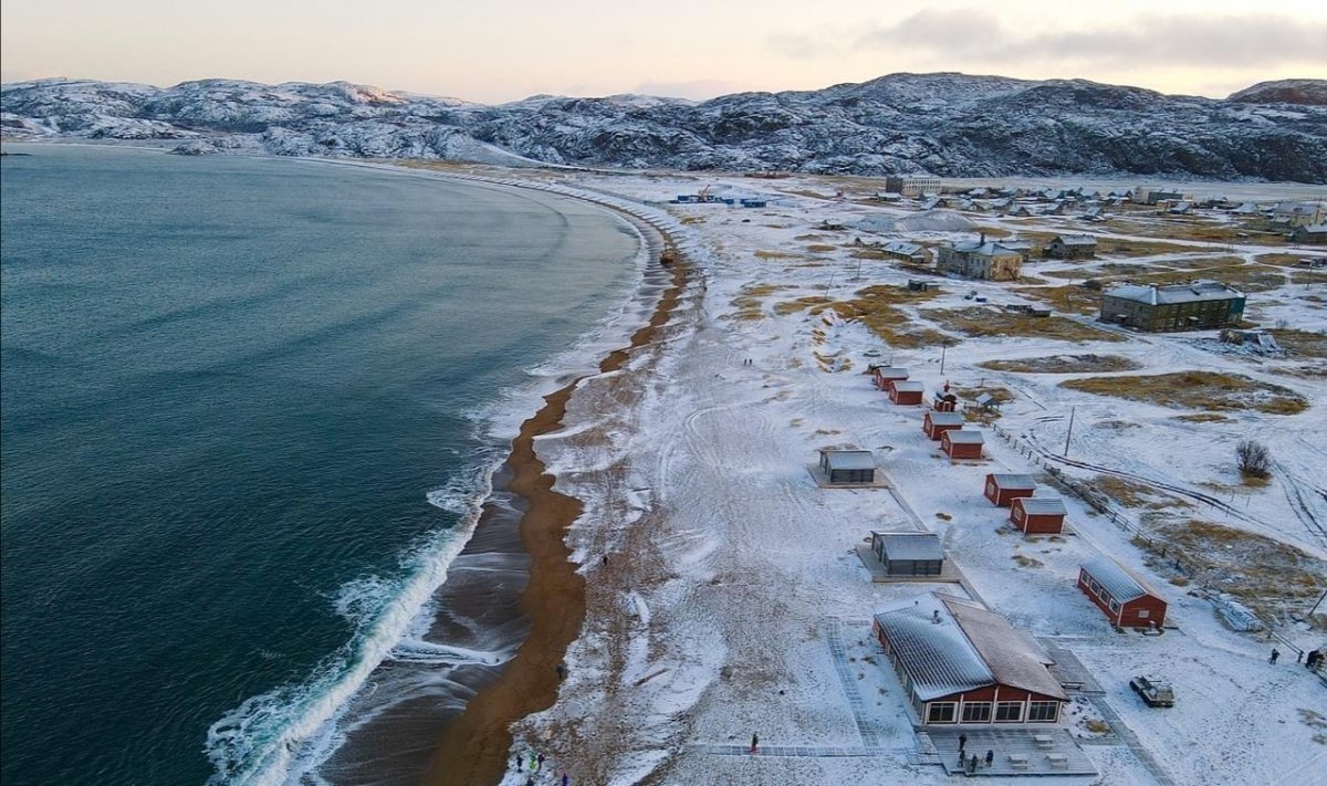 Териберка водопад