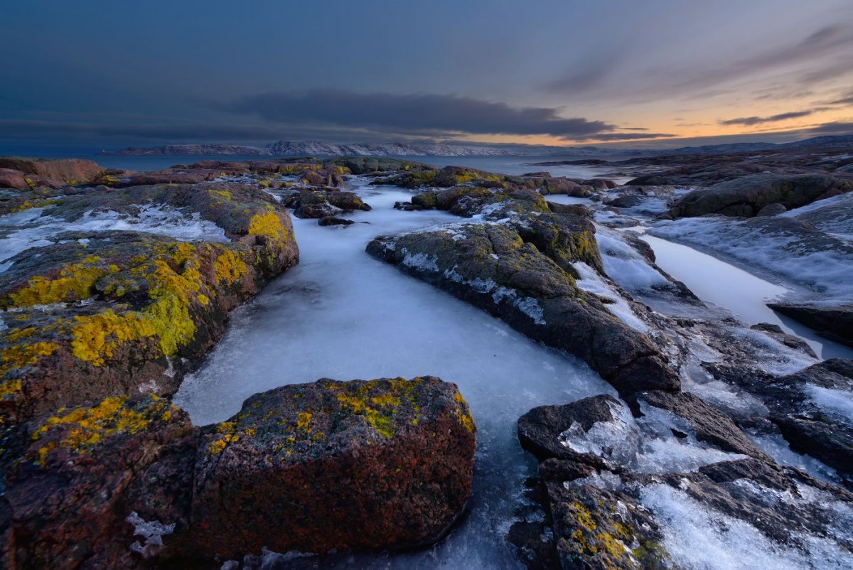 Териберка Мурманская зима