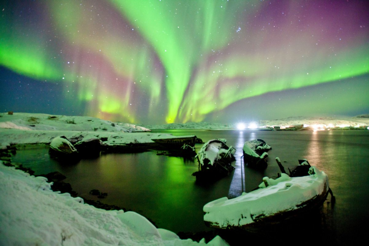 Кольский полуостров зима