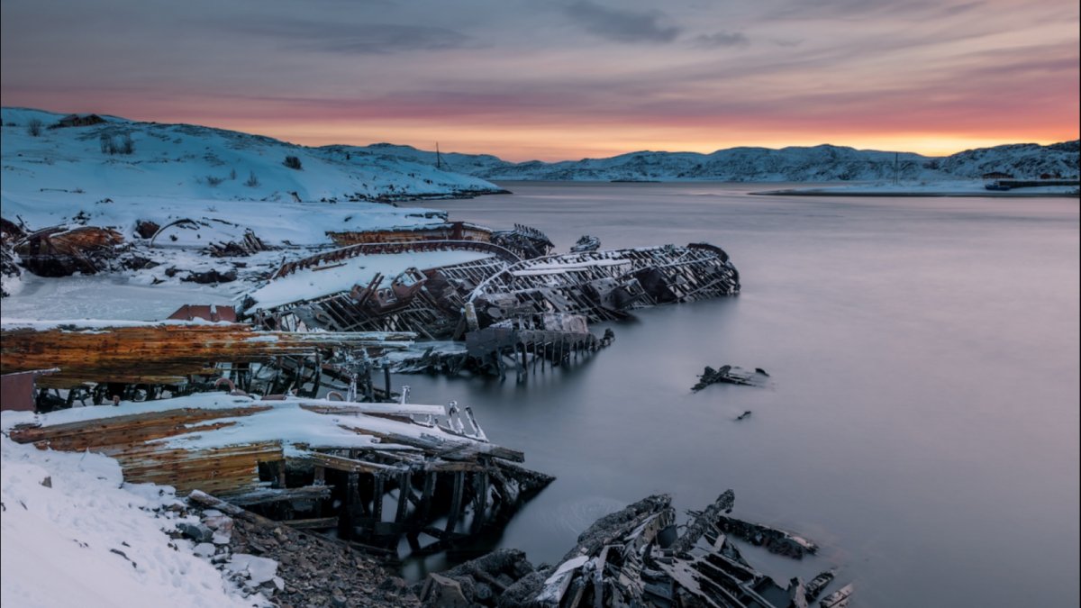 Кольский полуостров Север Териберка