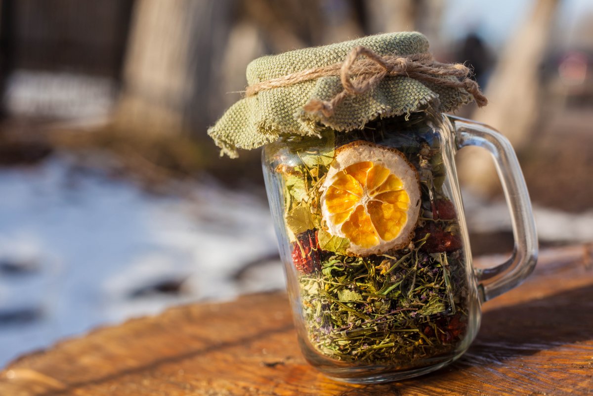 Травяной чай зима