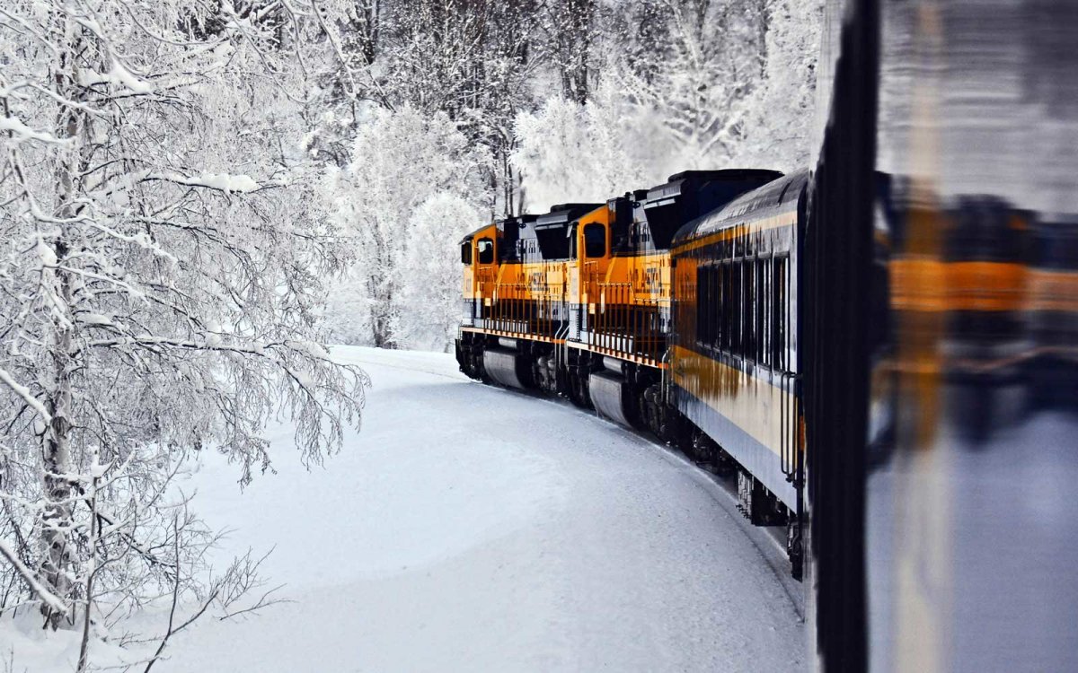 Поезд зимой