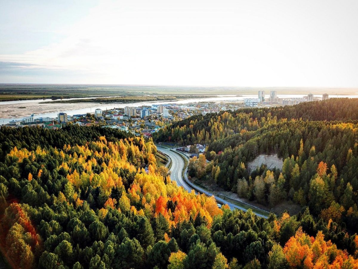 Природа Ханты-Мансийска зимой