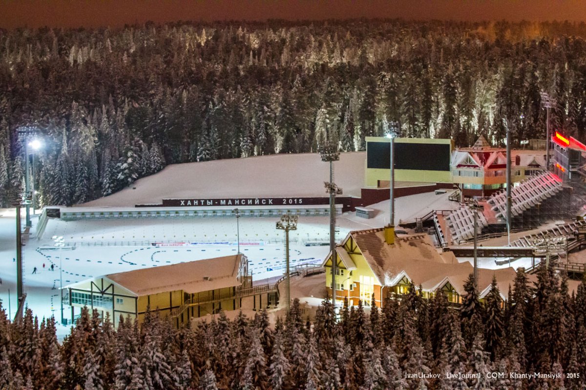 Храм Георгия Победоносца Сургут зимой