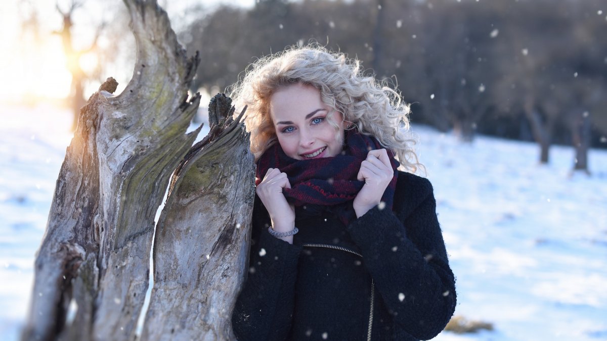 Зимние фотосессии девушек