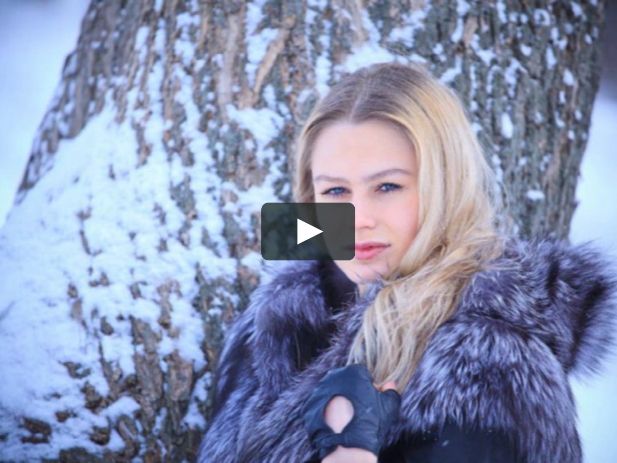 Женщины реальные зимой