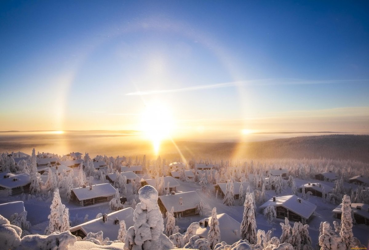 Зимняя Радуга явление