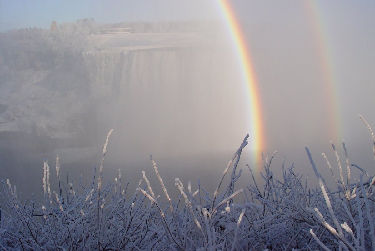 Радуга зимой шаблоны