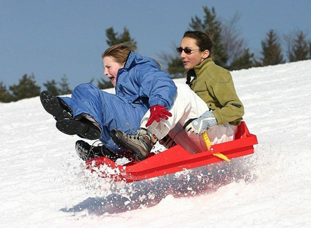 Катание на санках