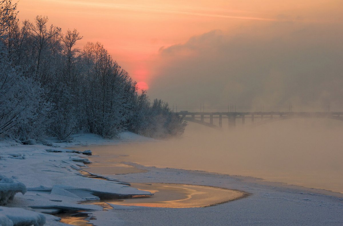 Река Ангара Ангарск