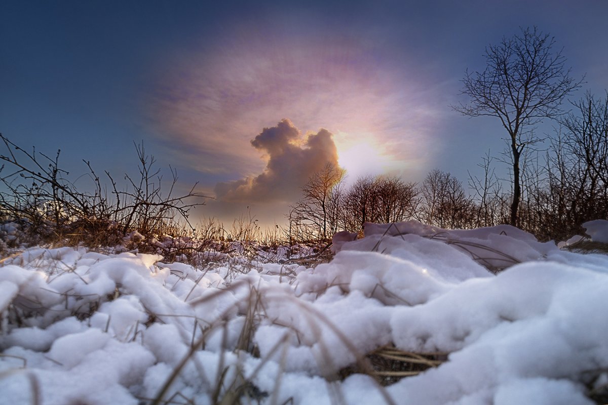 Зимний рассвет Камчатка