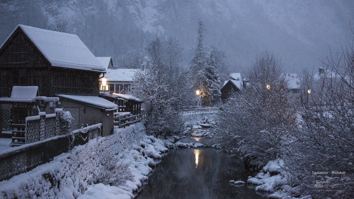 Заснеженная деревня