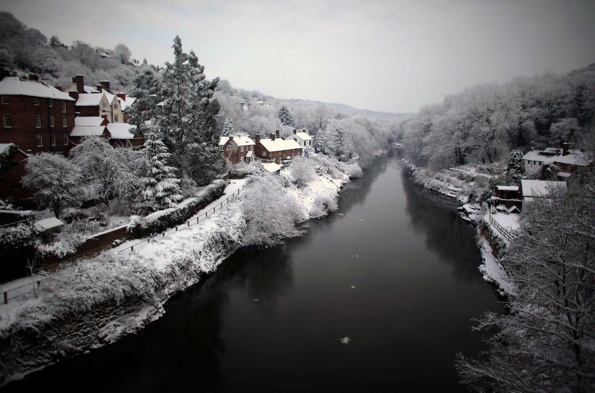 Зимняя красота в Англии