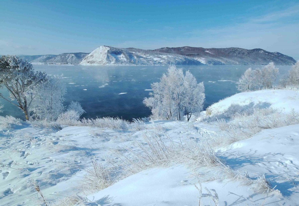 Ангара зимой