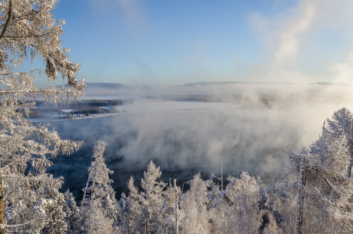 Иркутск Ангара зима