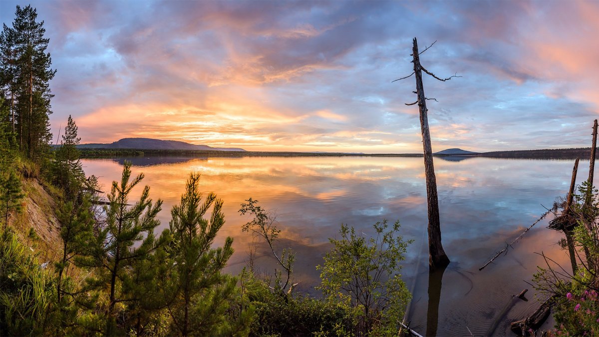 Зима пейзаж