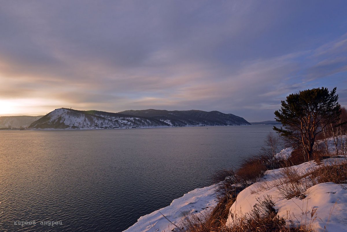 Зимой Байкал Исток ангары