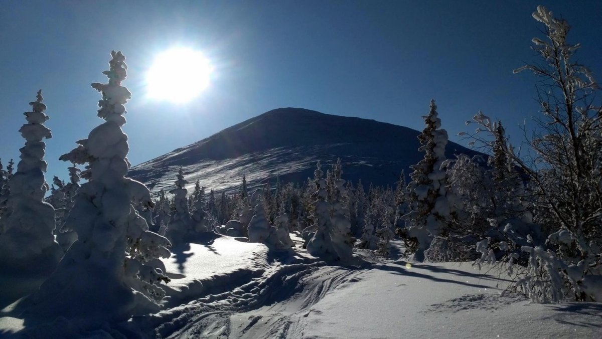 Хребет Зигальга зима