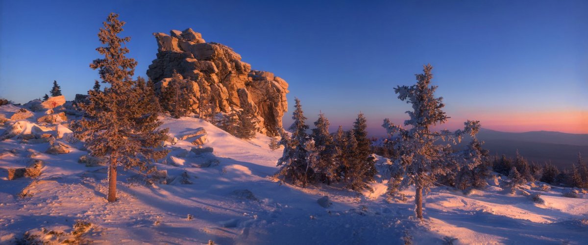 Природа Урала зима