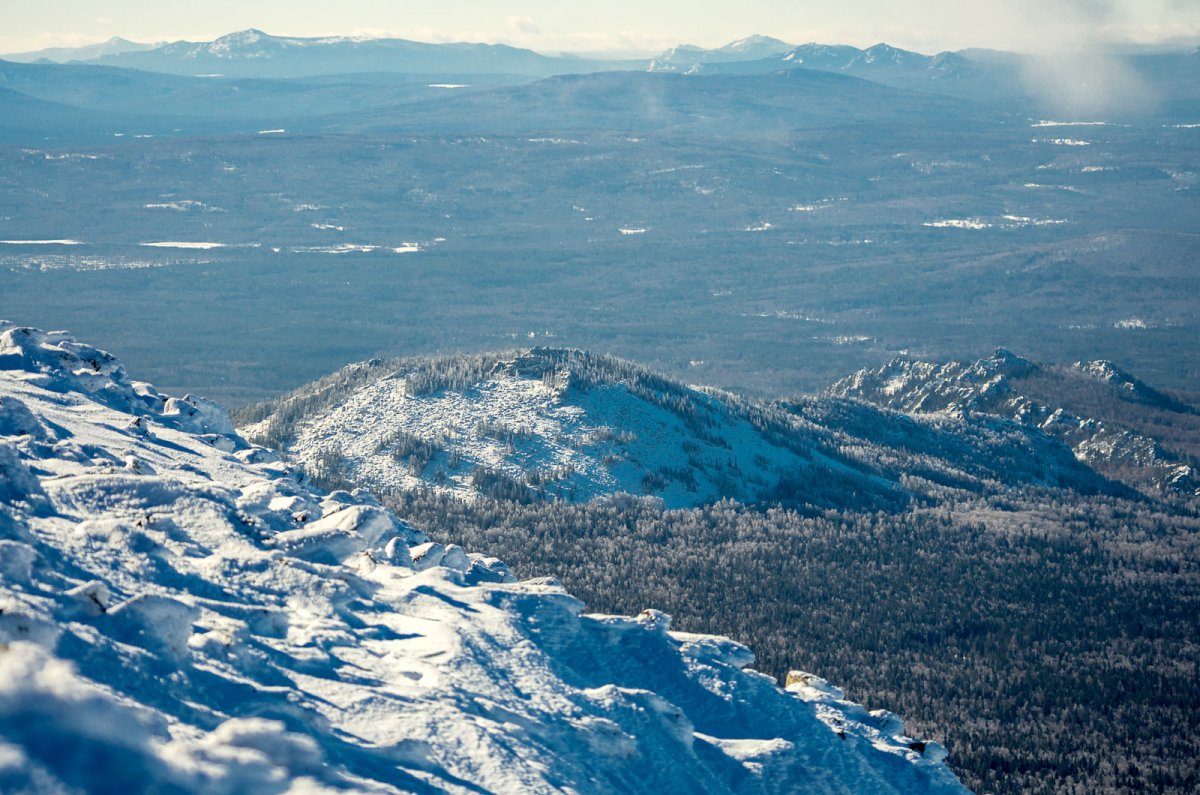 Таганай горы зима