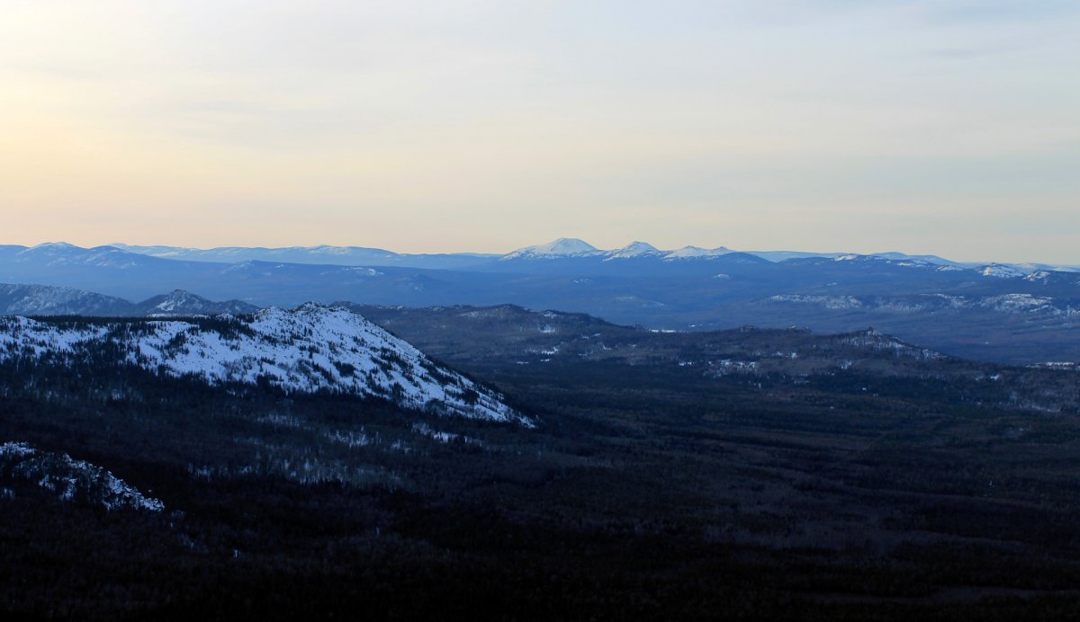 Иремель гора в октябре в горах