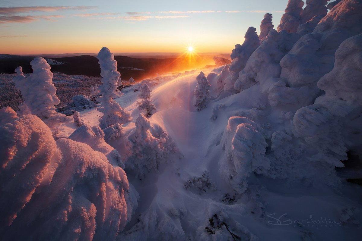 Гора Иремель Башкортостан зимой