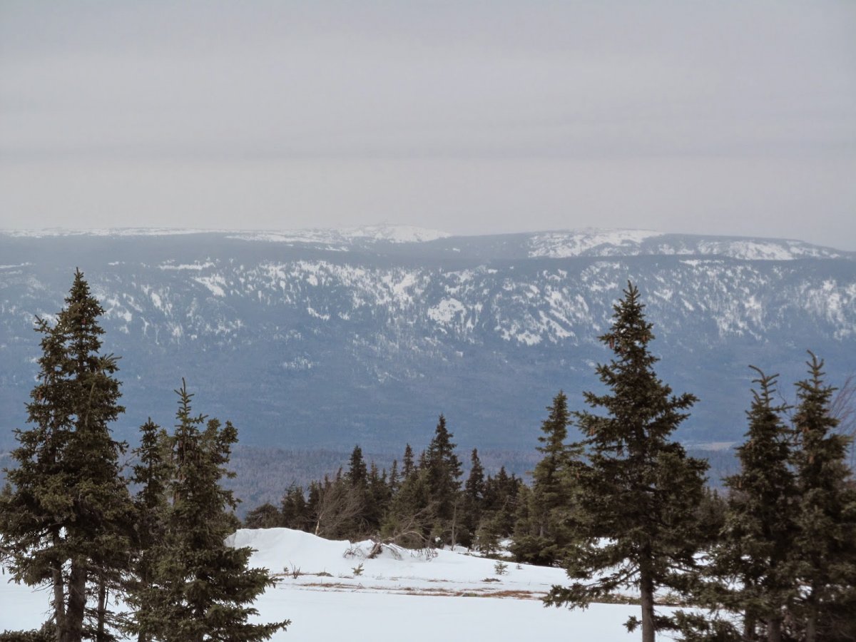 Пейзаж зима большой Иремель