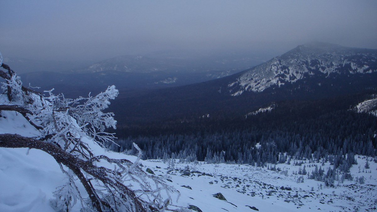 Иремель Уральские горы зимой