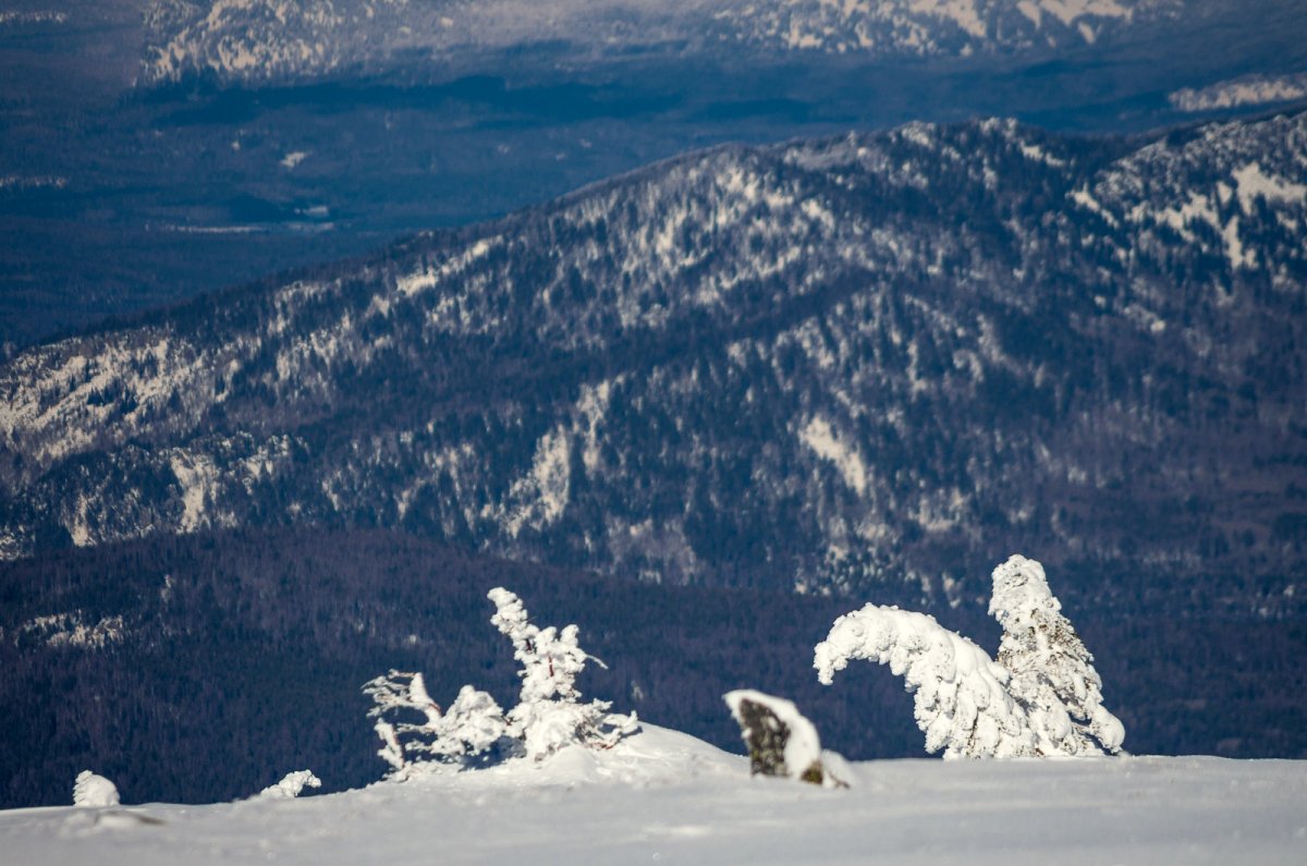 Большой Иремель зимой