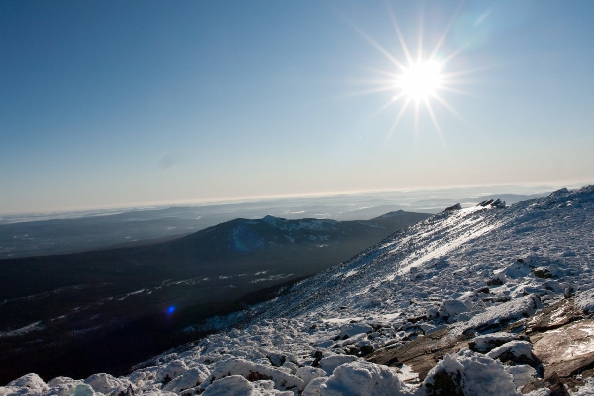 Хребет Зигальга зима