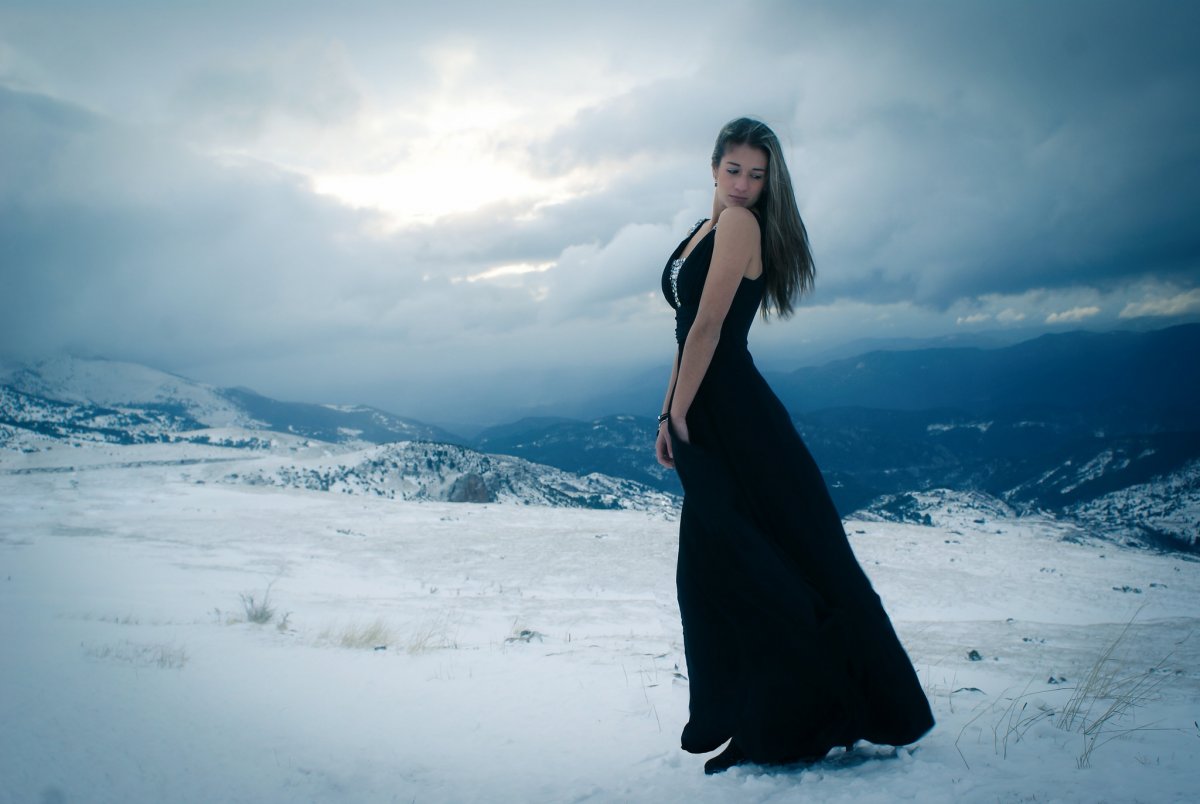 Кравец Мария зима горы