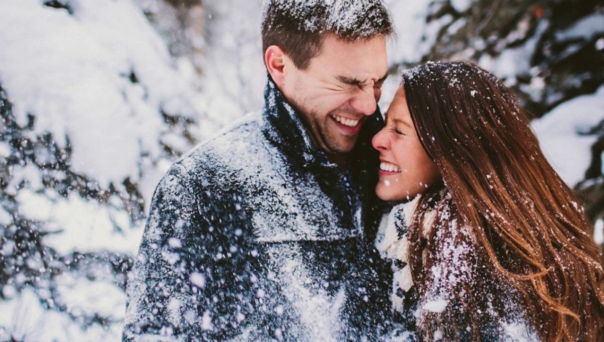 Влюбленные зимой
