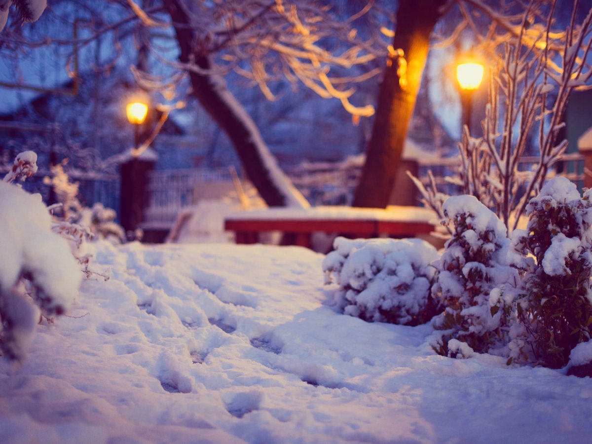 Зима во дворе