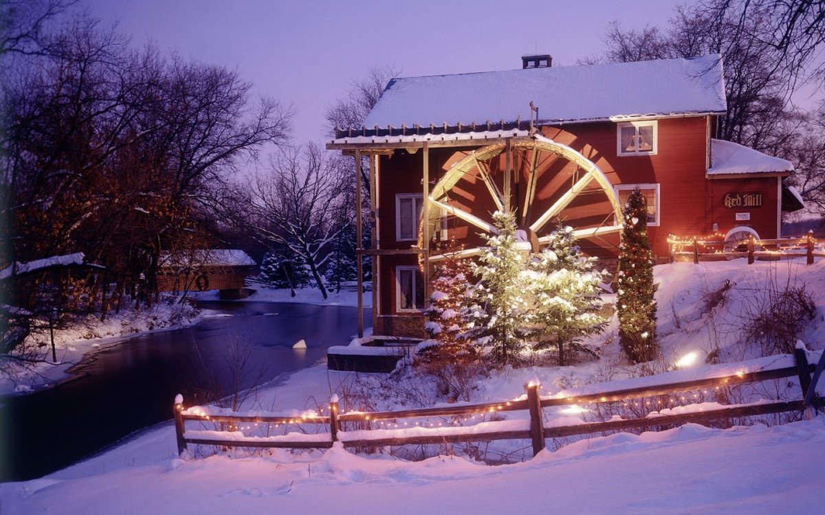 Зима за городом