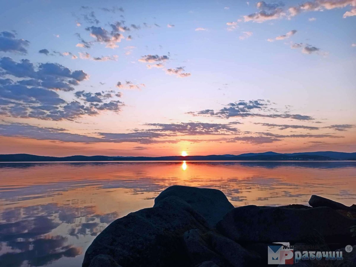 Тургояк в тумане