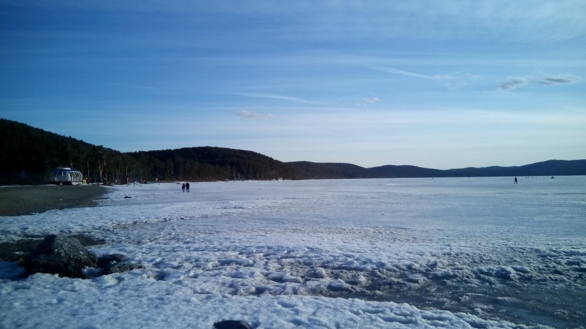 Тургояк остров веры зимой